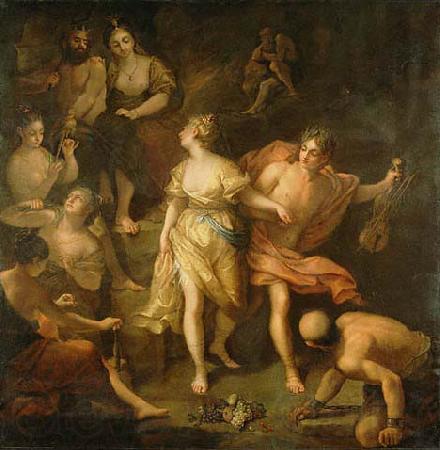 Jean Raoux Orpheus and Eurydice Spain oil painting art